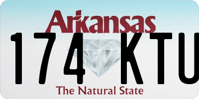 AR license plate 174KTU