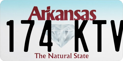 AR license plate 174KTV