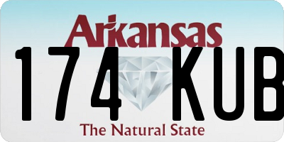 AR license plate 174KUB