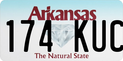 AR license plate 174KUC