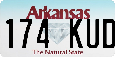 AR license plate 174KUD