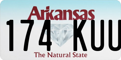 AR license plate 174KUU
