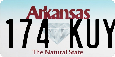 AR license plate 174KUY