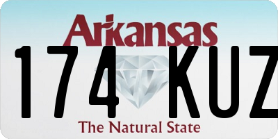 AR license plate 174KUZ