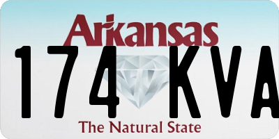 AR license plate 174KVA