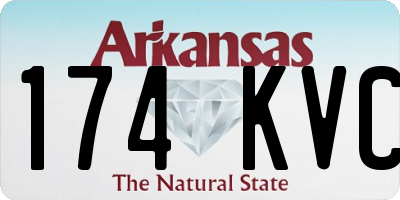 AR license plate 174KVC