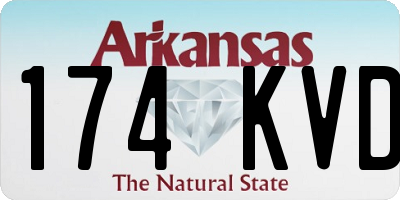 AR license plate 174KVD