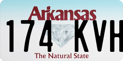 AR license plate 174KVH