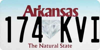 AR license plate 174KVI