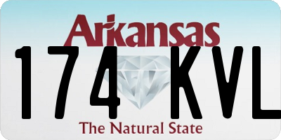 AR license plate 174KVL