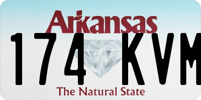 AR license plate 174KVM