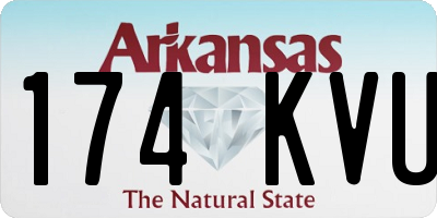 AR license plate 174KVU
