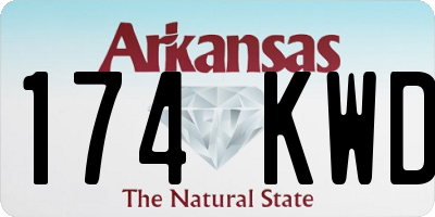 AR license plate 174KWD