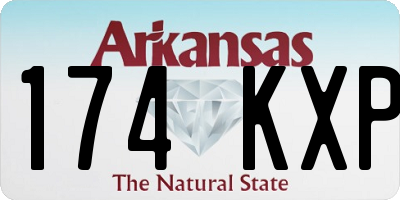 AR license plate 174KXP