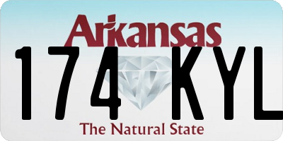 AR license plate 174KYL