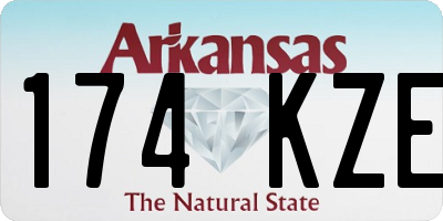 AR license plate 174KZE