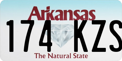 AR license plate 174KZS