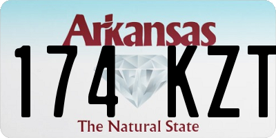 AR license plate 174KZT