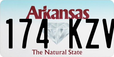AR license plate 174KZV