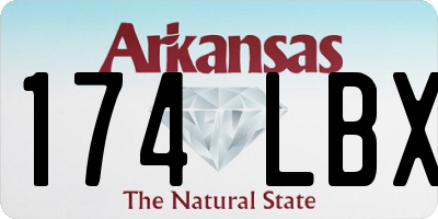 AR license plate 174LBX
