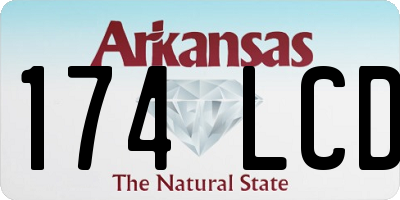 AR license plate 174LCD