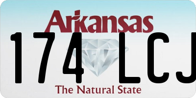 AR license plate 174LCJ