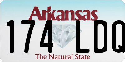 AR license plate 174LDQ