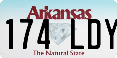 AR license plate 174LDY