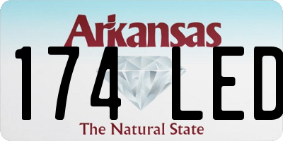 AR license plate 174LED