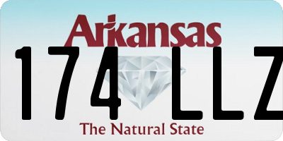 AR license plate 174LLZ