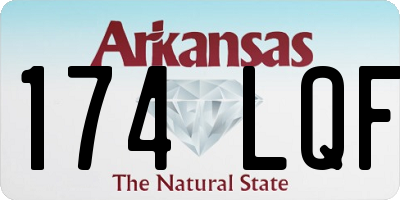 AR license plate 174LQF