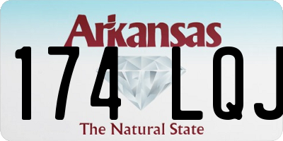 AR license plate 174LQJ