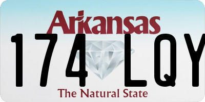 AR license plate 174LQY
