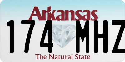 AR license plate 174MHZ