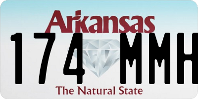 AR license plate 174MMH
