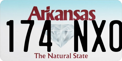 AR license plate 174NXO