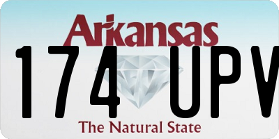 AR license plate 174UPV