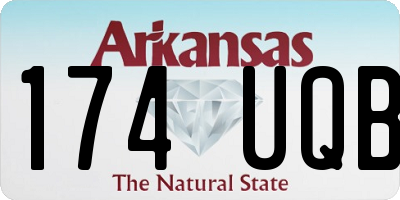 AR license plate 174UQB