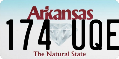 AR license plate 174UQE