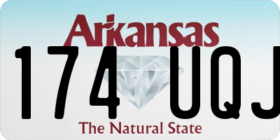 AR license plate 174UQJ