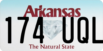 AR license plate 174UQL