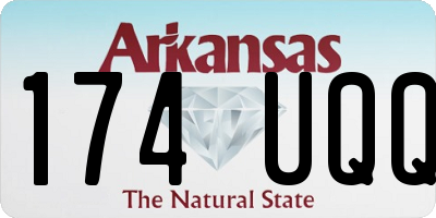 AR license plate 174UQQ