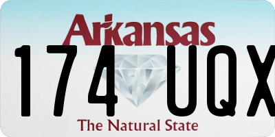 AR license plate 174UQX