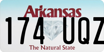 AR license plate 174UQZ