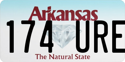 AR license plate 174URE