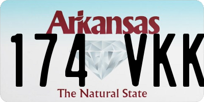 AR license plate 174VKK
