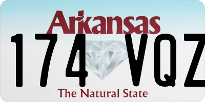 AR license plate 174VQZ
