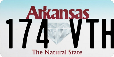 AR license plate 174VTH