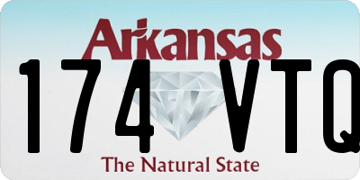 AR license plate 174VTQ