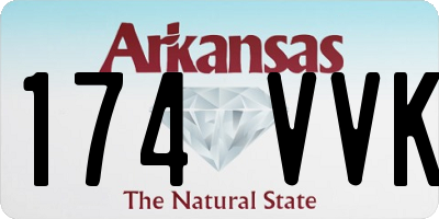 AR license plate 174VVK